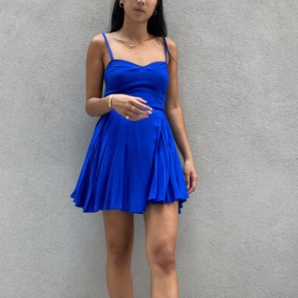 Aritzia Talula Blue Lipinski Dress - Picture 1 of 12